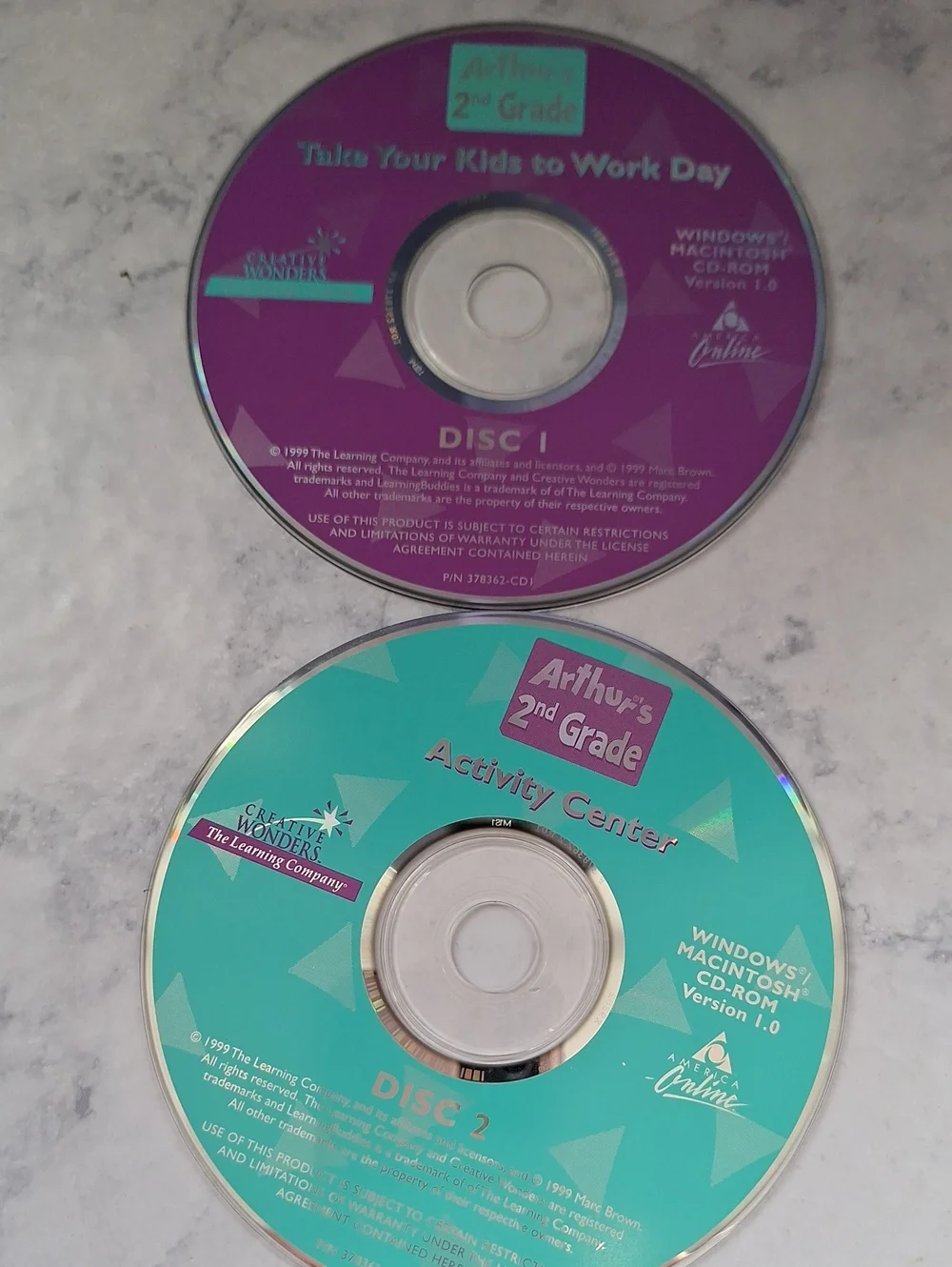 Arthur's 2nd Grade Activity Center PC/Mac CD-ROM - Purple & Teal